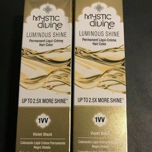 MYSTIC DIVINE Perm Hair Color 1VV Violet Black